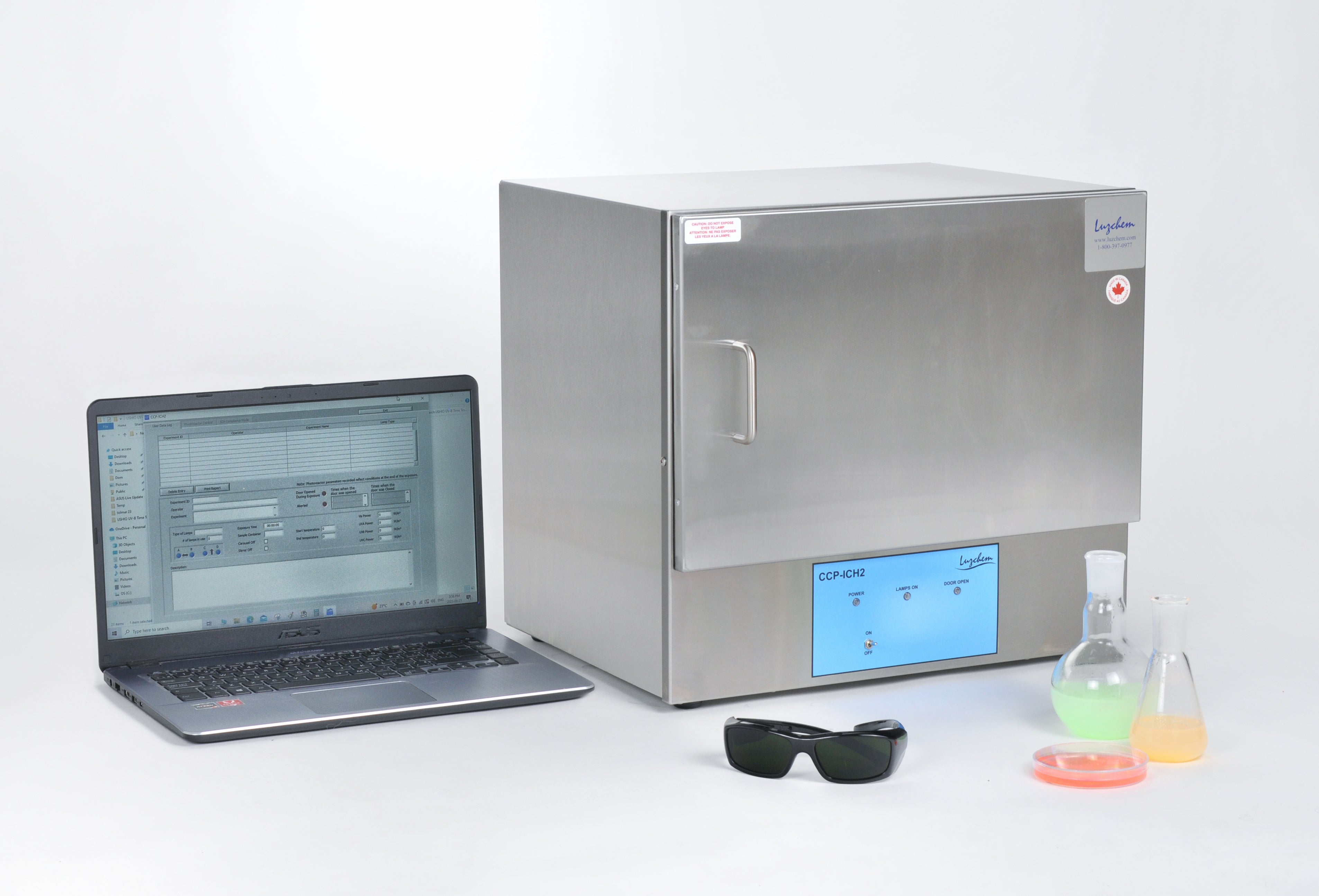 Computer Controlled Photoreactor with accessories